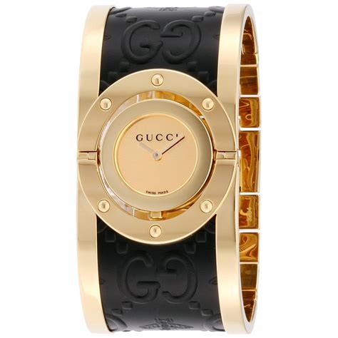 gucci women's twirl bangle watch|gucci watch changeable bezels.